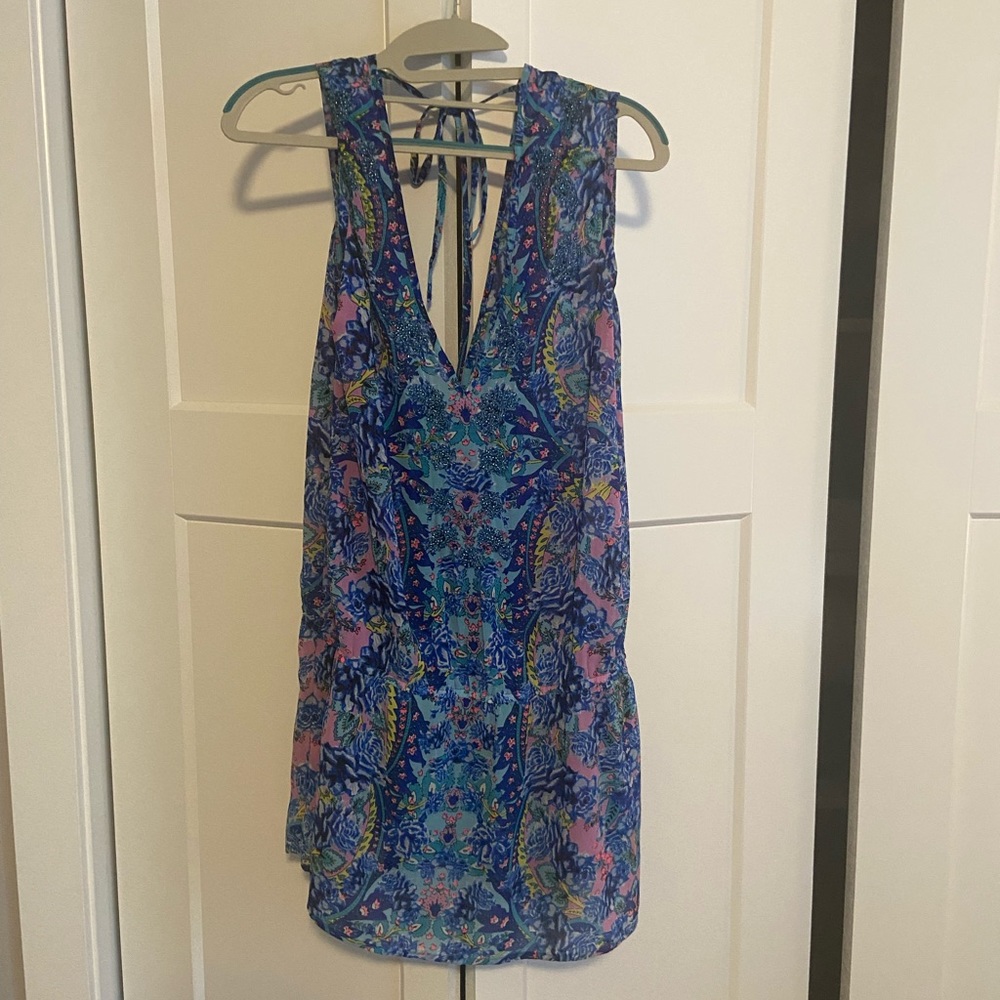 Juicy Couture beaded swim coverup